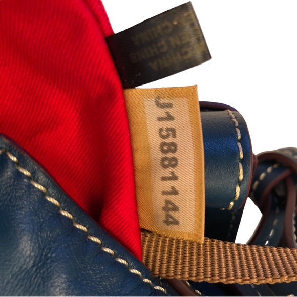 Dooney & Bourke Teagan 2pc Italian Vacchetta Leather Florentine Satchel MultiHP - Picture 12 of 16